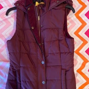 Aeropostale Burgundy Vest